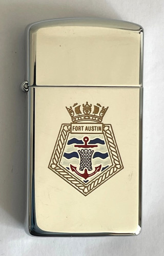 Slim zippo lighter - 🔥, 1988
