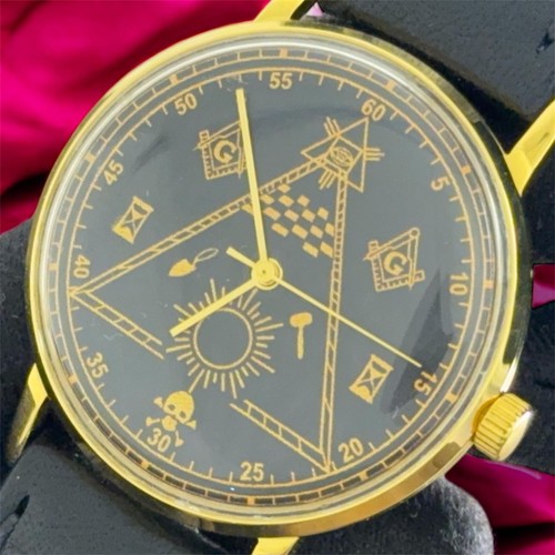 Vintage watch masonic - vintage,