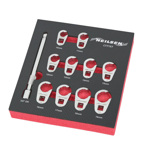 Crowfoot spanner wrench - wrench, set