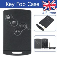 Replacement Smart Key Card Fob Case for Renault Megane Scenic Clio Duster Captur