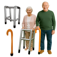 Inflatable Walking Stick Blow Up Zimmer Frame Joke Dress Up Gift Present