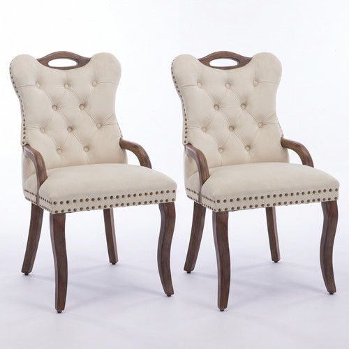 Velvet dining chair set - velvet,
