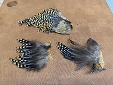 Fly Tying And Making Equipment And Materials. Feathers Hooks. 