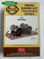 BNIB OO Gauge Ratio 530 Oil Tanks (2 pk) - Plastic Kit