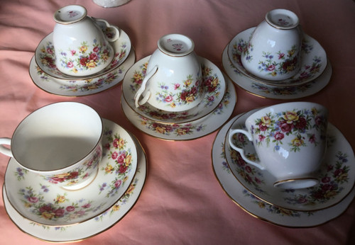 Set vintage tea cups - set,