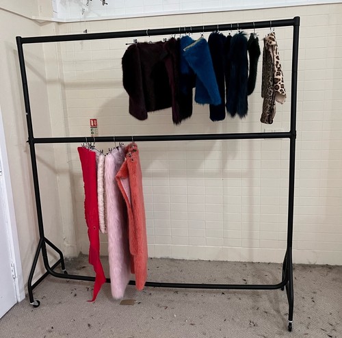 Clothes rails two tier - rails,two,