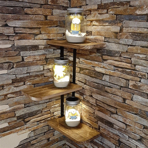 Tier modern rustic floating - 3-tier,
