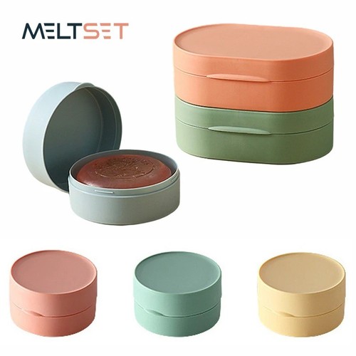Portable soap dish round - -,