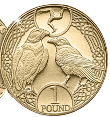 Isle man coin - isle, £1