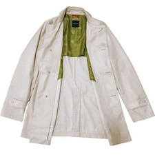 MACKINTOSH PHILOSOPHY Trench Coat Cotton Light Beige Women Size 40/US:S Auth