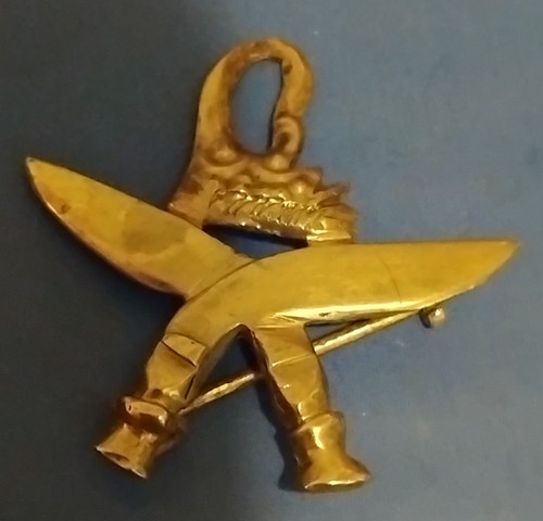 Ww1 silver nepal gurka rifles - ww1,