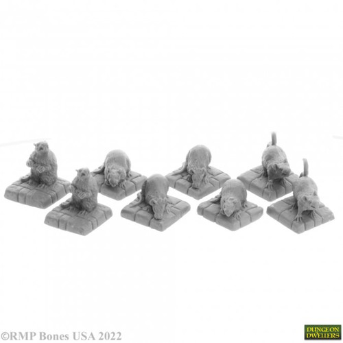 Dnd dire rats miniatures - dnd,