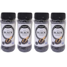 Black Sea Salt Natural Unrefined Rock Salt Seasoning 4 x 200g BB DATE 09/22