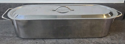 Stainless steel fish kettle - steel,