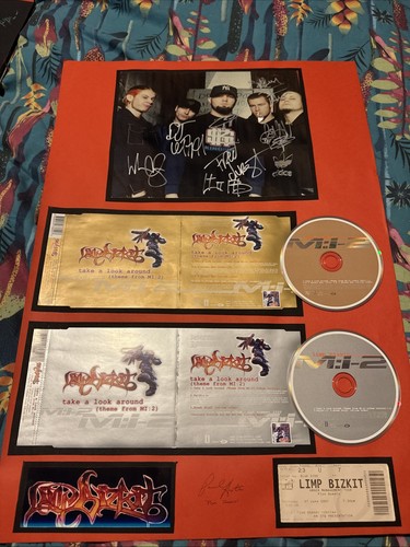 Limp bizkit full - band, signed