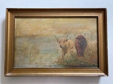 Antique Oil Painting 1911