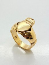 9ct Yellow Solid Gold Claddagh