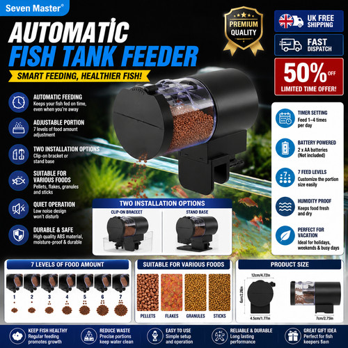 Automatic fish feeder smart - fish,