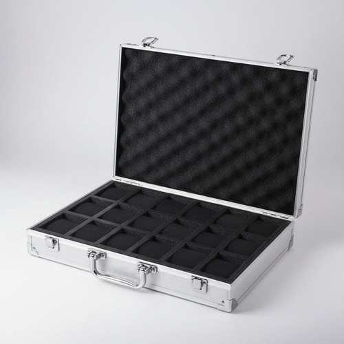 Aluminum watch briefcase - watch,