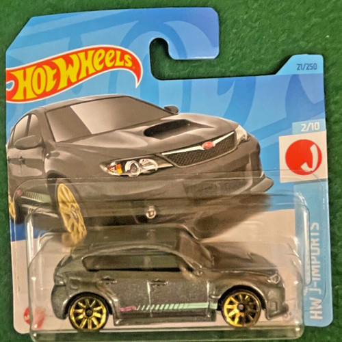 Hot wheels subaru wrx sti - subaru, grey