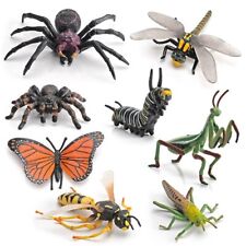 Realistic Plastic Bugs Insects Figures Educational Toy for Kids Set of 12