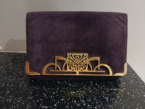 Biba vintage purple - vintage, suede