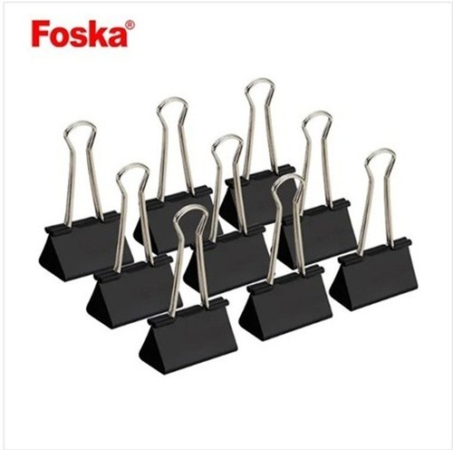 Foldback clips black metal - -,