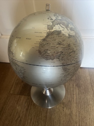 Gold world globe - gold, rotating