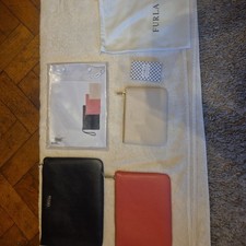 New Furla Three Leather Pouch
