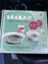 Beaba Glass Silicone Bowl Set
