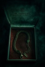 Vintage H. Samuel Gold-Tone Woven Chain Bracelet in Box – Adjustable Gift