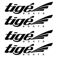 Tige Boat Sticker High Quality Outdoor fishing Ski Boating Decal
