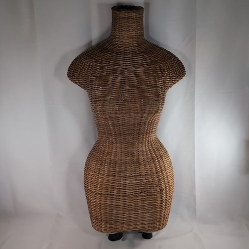 Vintage wicker mannequin - vintage,