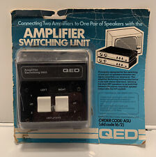 QED Audio Amplifier Switch Unit, Made in UK. Brand new, see description. (J)