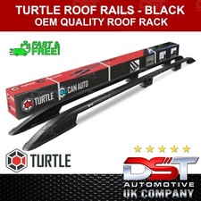 ROOF RACK RAILS BARS NO DRILL for RENAULT TRAFIC 2014-ON BLACK SWB
