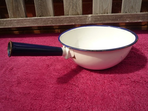 Vintage white enamel - vintage,