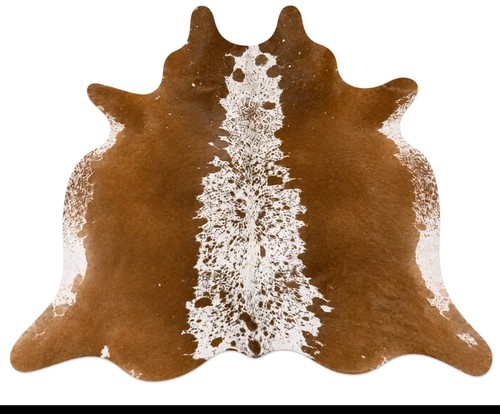 Natural cowhide rug genuine - natural,