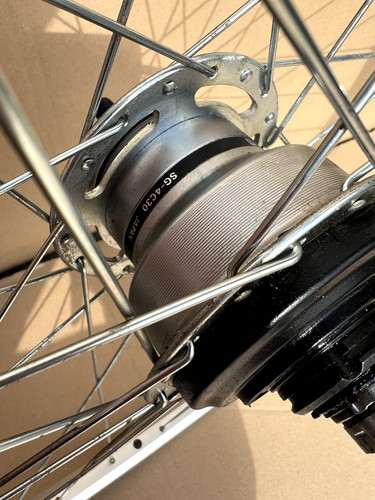 Shimano rear bicycle wheel - shimano,