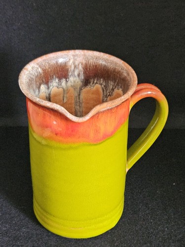 Studio art pottery jug vase - pottery,