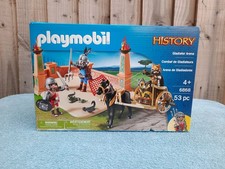 Playmobil History Gladiator Arena Unopened  Damage On Side See Pictures