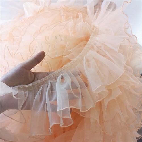 Yard lace trim organza - 1,