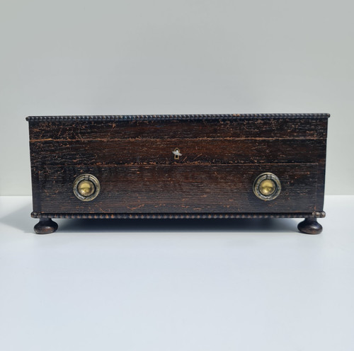 Antique edwardian oak - edwardian, canteen