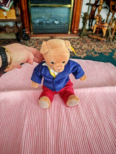 Steiff rupert bear - bear, pug