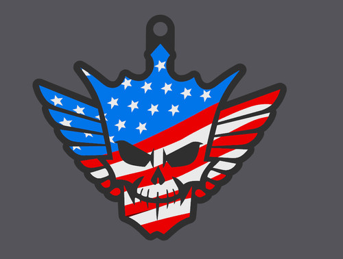 Wrestler keyring cody rhodes - wrestler,
