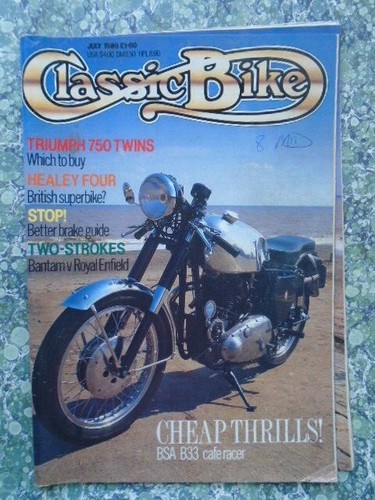 Classic bike magazine - classic, 1989