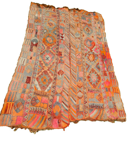 Large vintage handwoven