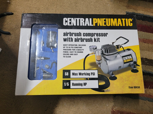 Central pneumatic airbrush - central,