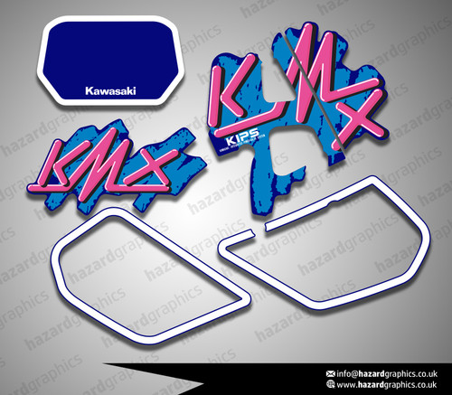 Kawasaki kmx 125 - 125, graphics