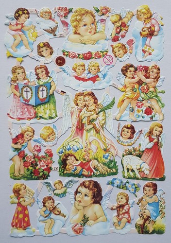 Angel paper scraps vintage - paper,