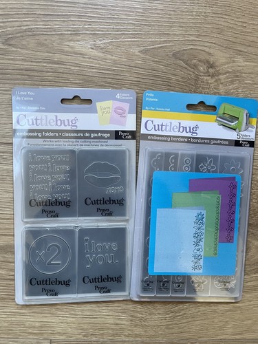 Cuttlebug embossing folders - cuttlebug,
